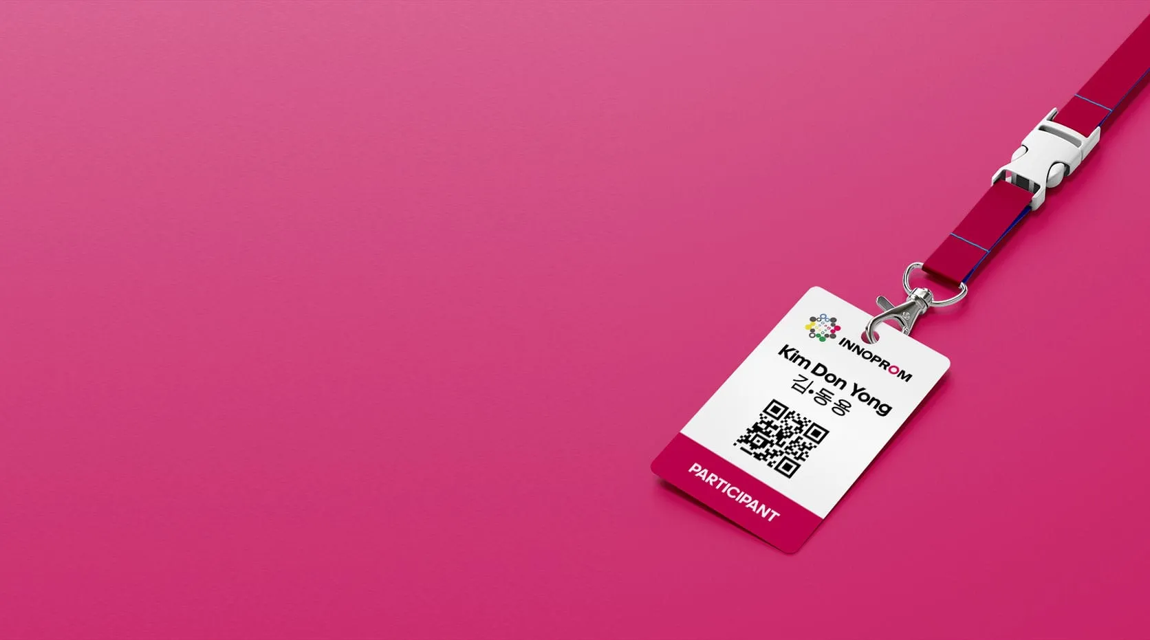 QR badge for a participant