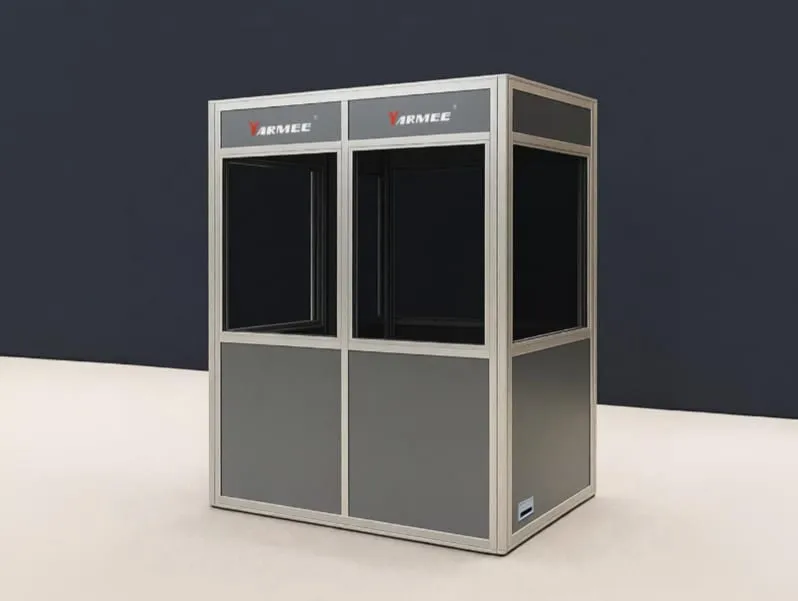 Interpreter booth for 2 interpreters