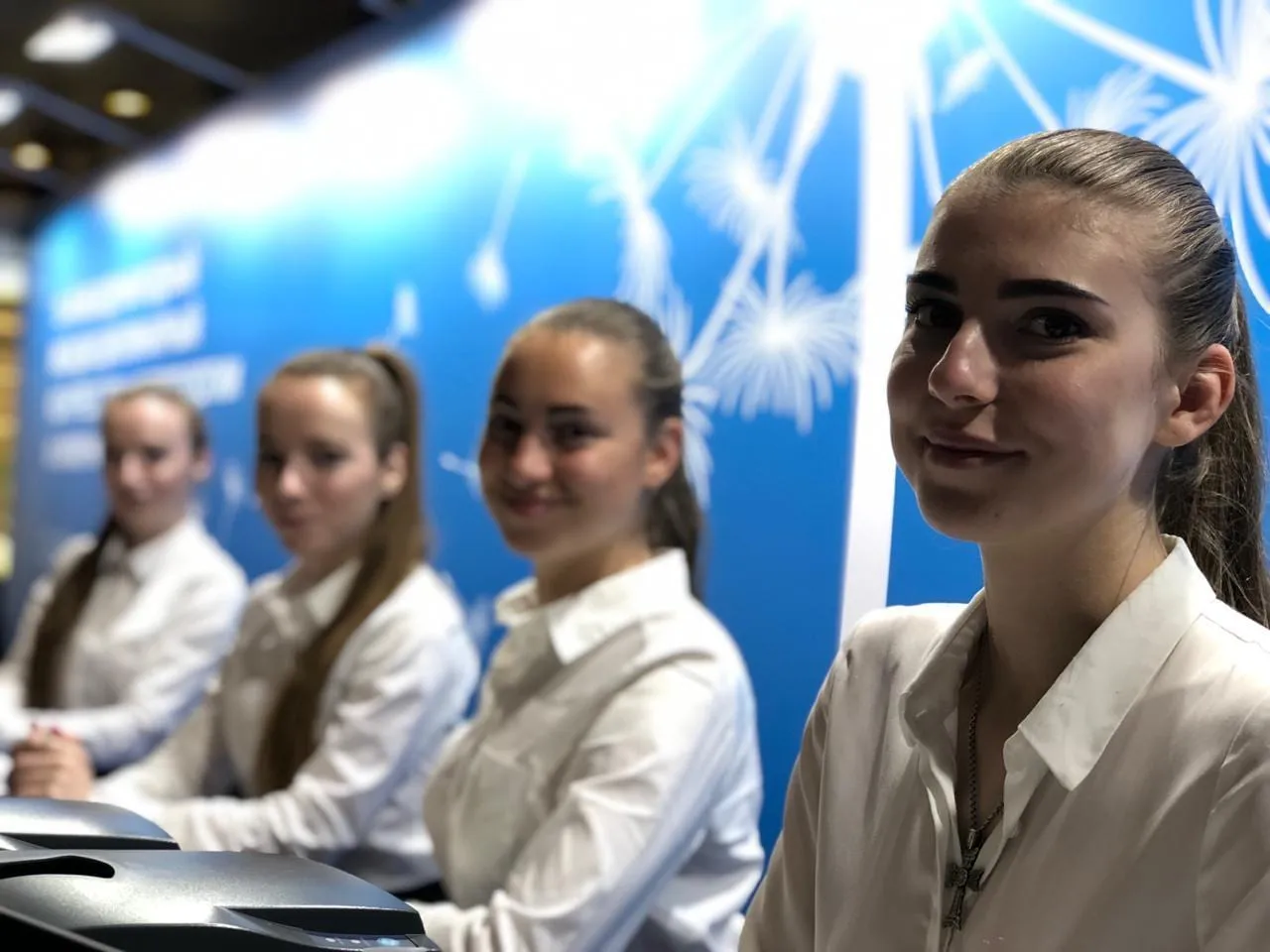 Event staff at the reception