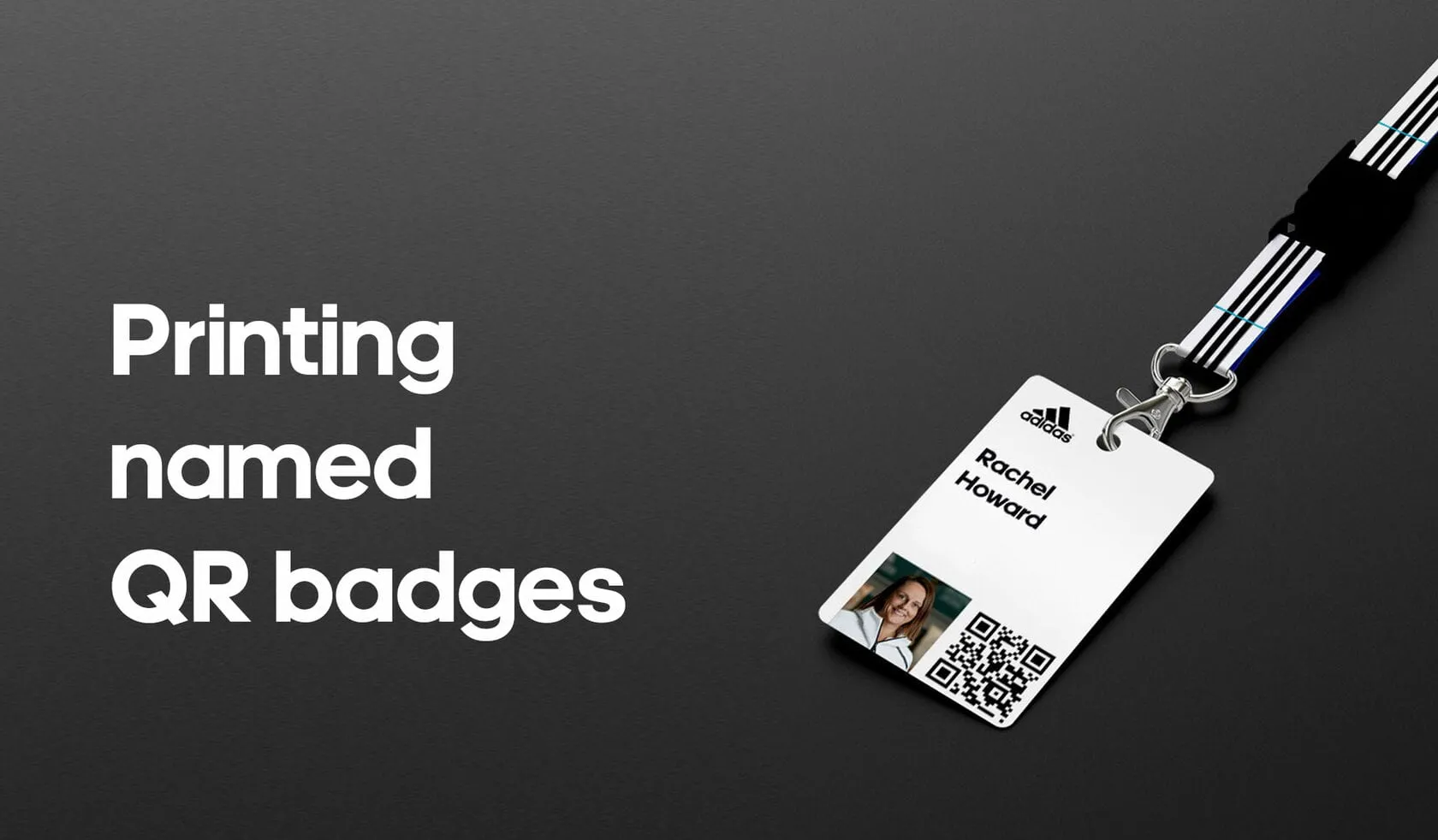 Printing Named QR Badges for visitors and participants