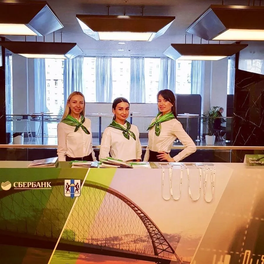 Event staff at work