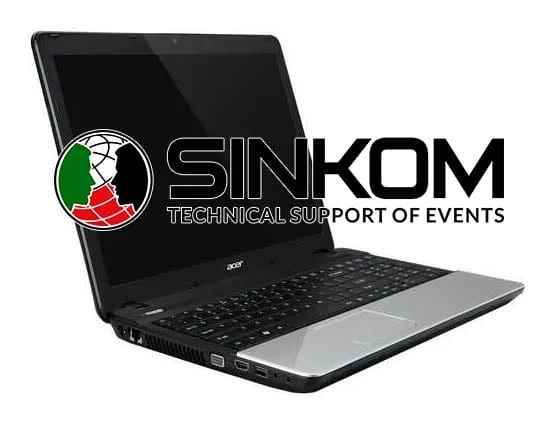 A laptop with special software