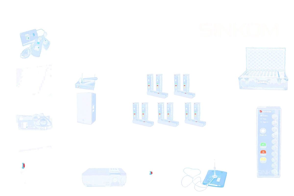 Installation diagram of the SunVote electronic voting system
